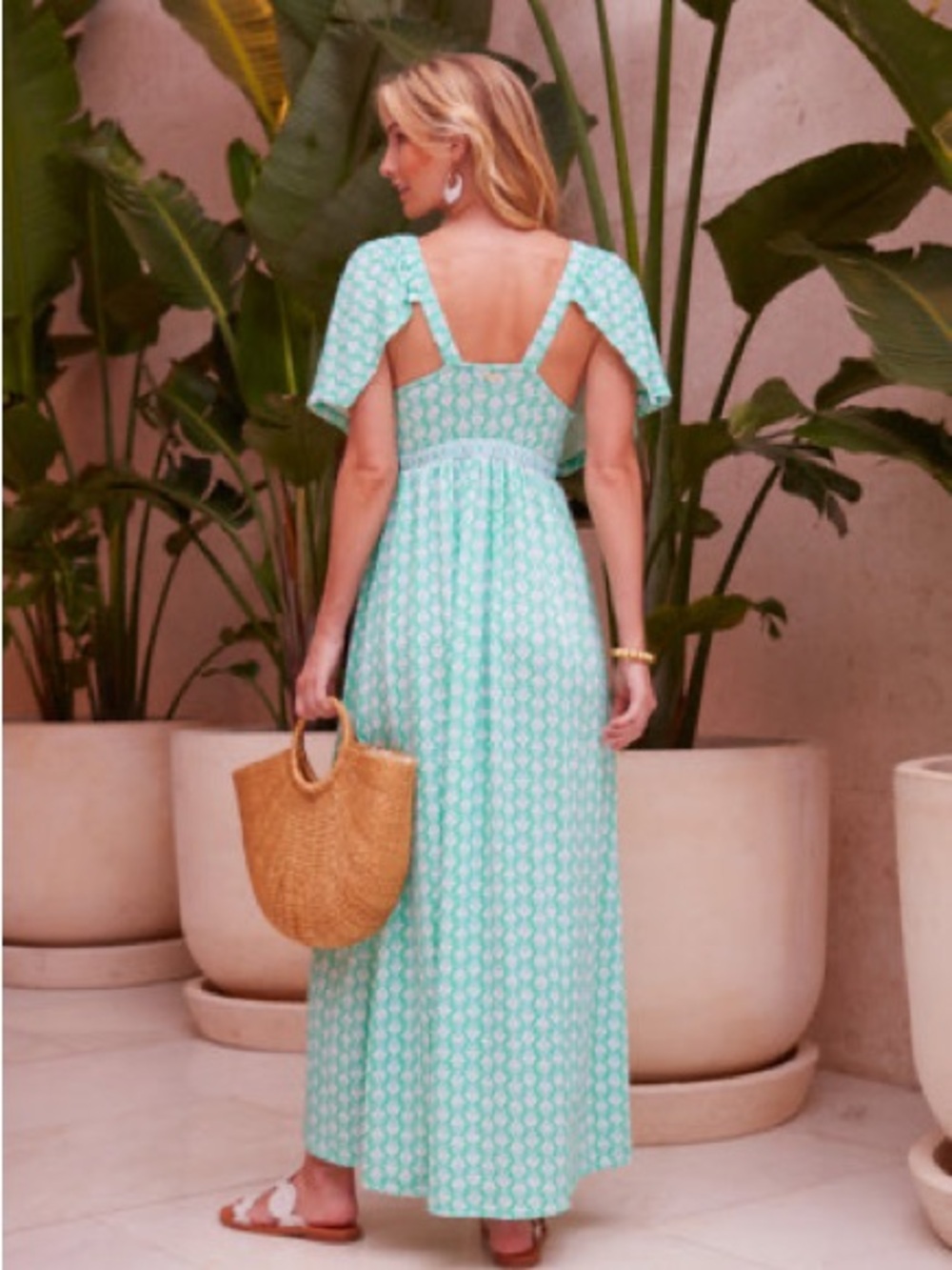 Cabana Life Mint Green Patterned Maxi Dress - Women's Summer Dress